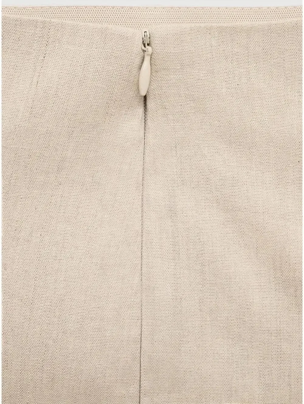 Mango Cotton Linen Flared Pants Beige Size 8/Large